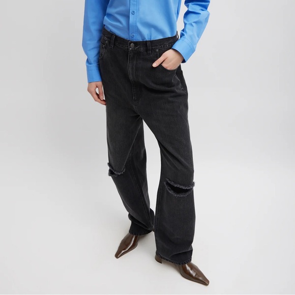 Tibi Denim - Tibi Vintage Black Denim Ryder Jean